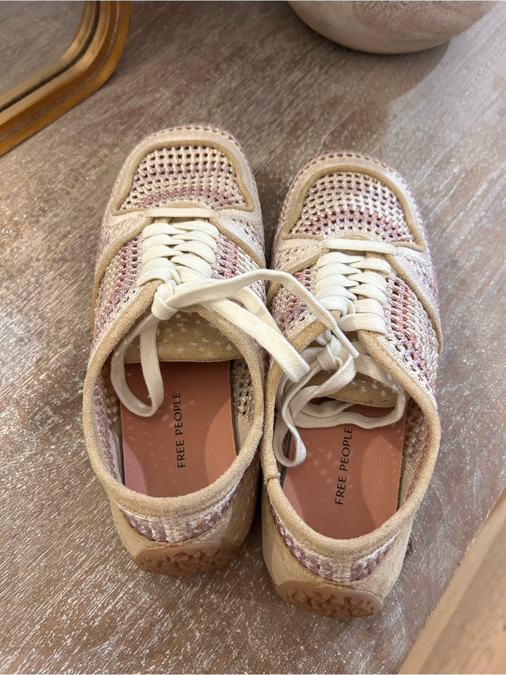 New Free People Crochet Low Pro Sneakers - Picture 4 of 6